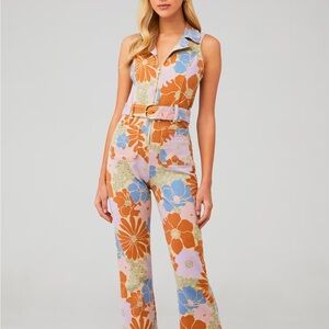 Jacksonville Jumpsuit - Show Me Your Mumu - Sage Retro Garden